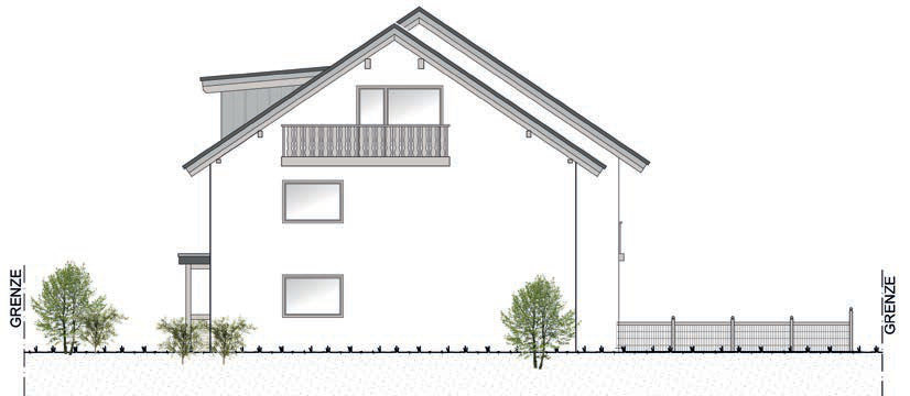 Appartementhaus Sportstra&szlig;e 32 &ndash; Ansicht Westen